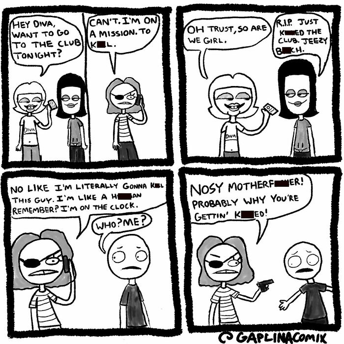 This Artist&rsquo;s 34 Comics Featuring Gaplina & Ovelette Perfectly Capture Life&rsquo;s Awkward Moments