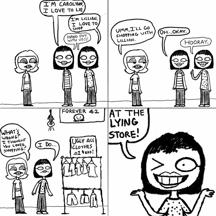 This Artist&rsquo;s 34 Comics Featuring Gaplina & Ovelette Perfectly Capture Life&rsquo;s Awkward Moments