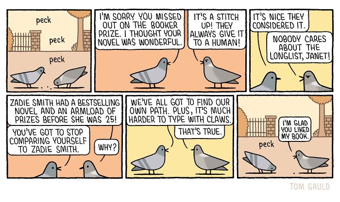52 Chucklesome Comics By Tom Gauld That Might Take Some Brainpower To Fully Understand (New Pics)