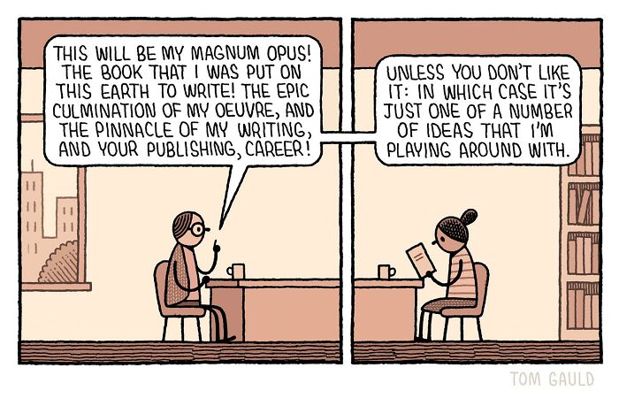 52 Chucklesome Comics By Tom Gauld That Might Take Some Brainpower To Fully Understand (New Pics)