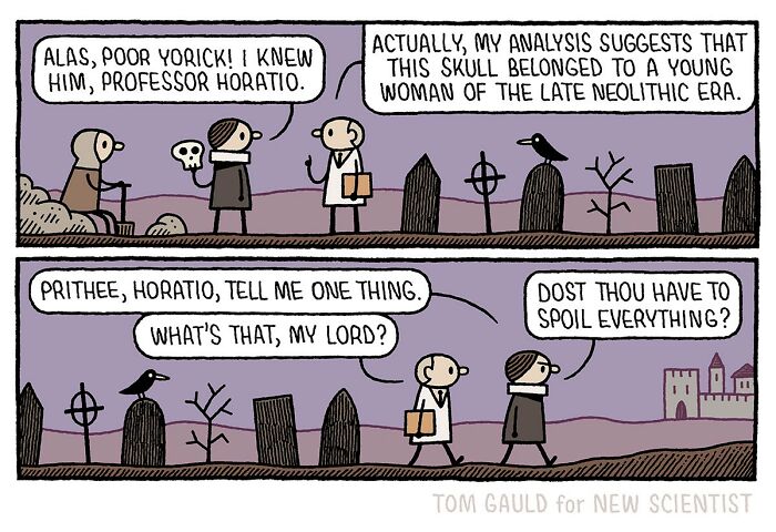52 Chucklesome Comics By Tom Gauld That Might Take Some Brainpower To Fully Understand (New Pics)