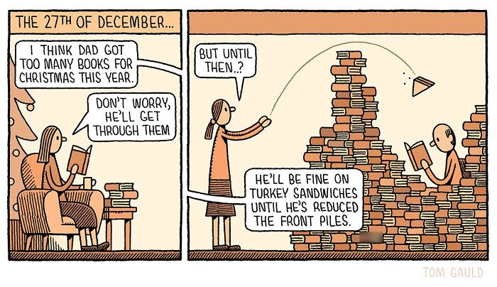 52 Chucklesome Comics By Tom Gauld That Might Take Some Brainpower To Fully Understand (New Pics)