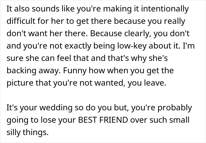Woman Acts Like Best Friend&rsquo;s Destination Wedding Is An Inconvenience, The Bride Hopes She Bails