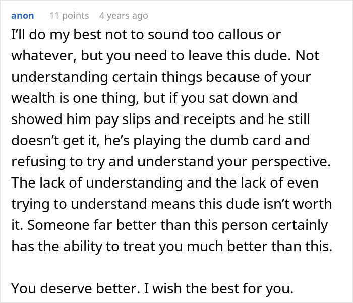 Rich Guy Expects Poor Girlfriend To Spend Loads Of Money On Him, Claims She Might “Bleed Him Dry”