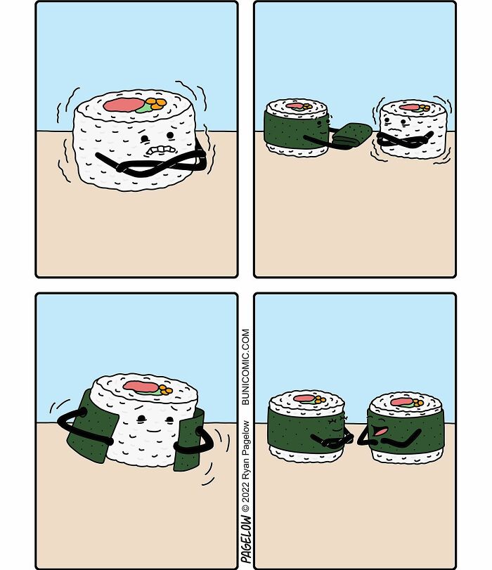 55 New Food-Themed &lsquo;Buni Comics&rsquo; That Turn Snacks Into Tiny Chaotic Beings