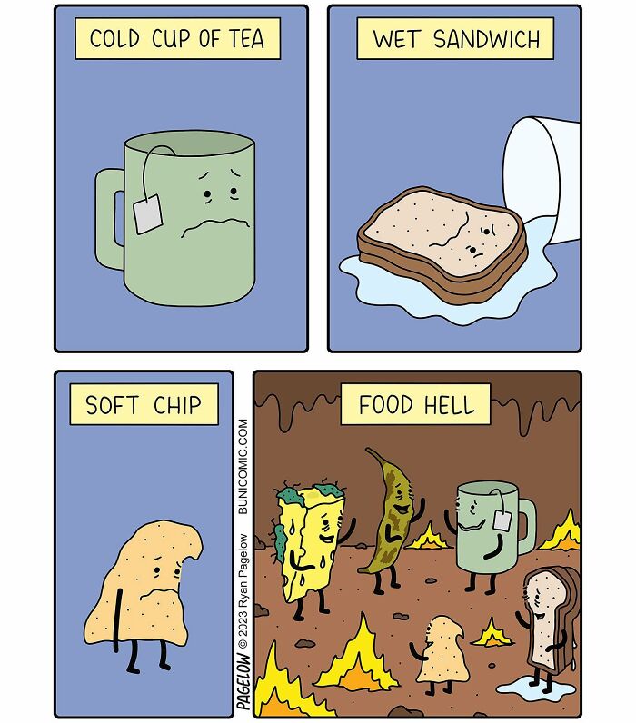 55 New Food-Themed &lsquo;Buni Comics&rsquo; That Turn Snacks Into Tiny Chaotic Beings