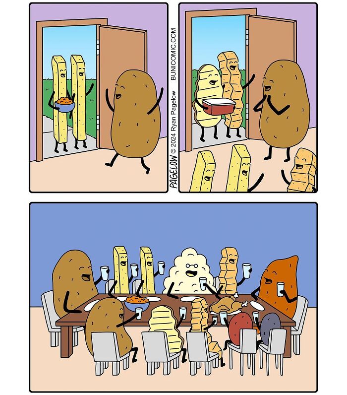 55 New Food-Themed &lsquo;Buni Comics&rsquo; That Turn Snacks Into Tiny Chaotic Beings