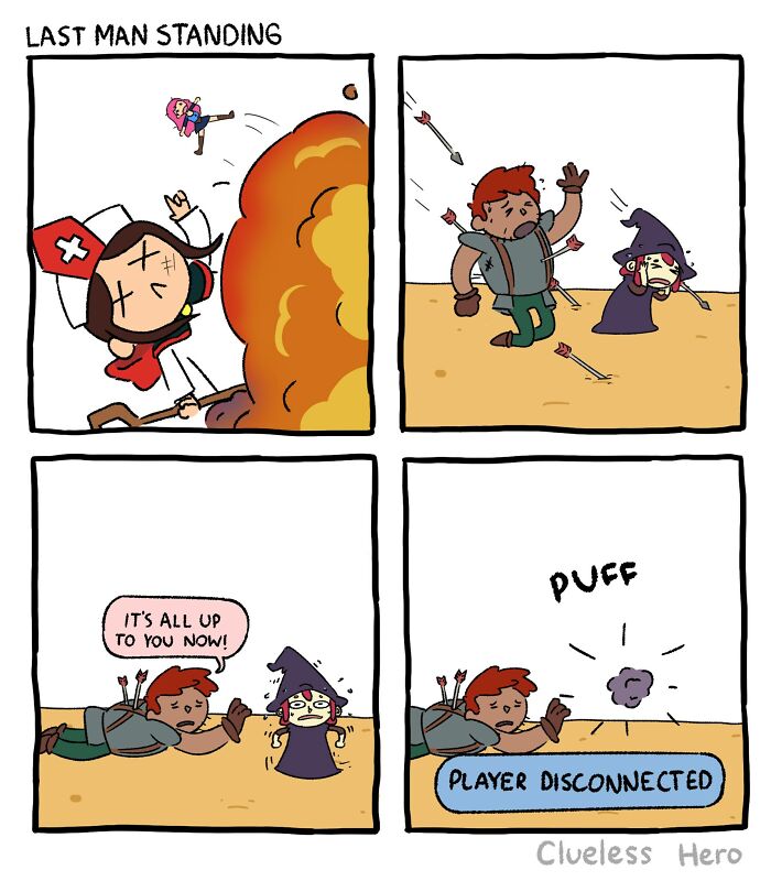 &ldquo;Clueless Hero&rdquo;: 54 New Hilariously Accurate Gamer Comics Created By These Two Friends