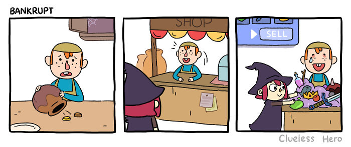 &ldquo;Clueless Hero&rdquo;: 54 New Hilariously Accurate Gamer Comics Created By These Two Friends