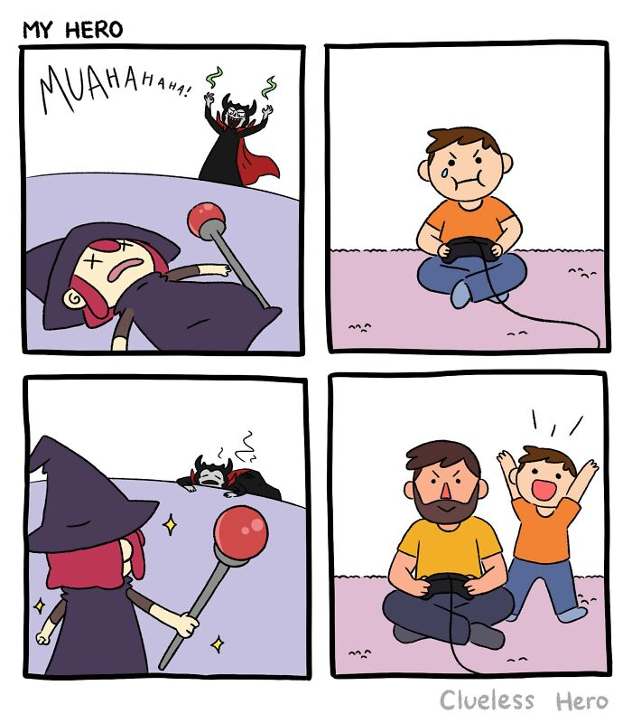 &ldquo;Clueless Hero&rdquo;: 54 New Hilariously Accurate Gamer Comics Created By These Two Friends