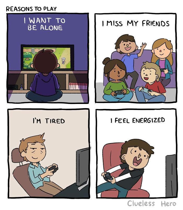 &ldquo;Clueless Hero&rdquo;: 54 New Hilariously Accurate Gamer Comics Created By These Two Friends