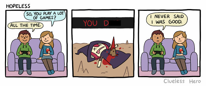 &ldquo;Clueless Hero&rdquo;: 54 New Hilariously Accurate Gamer Comics Created By These Two Friends