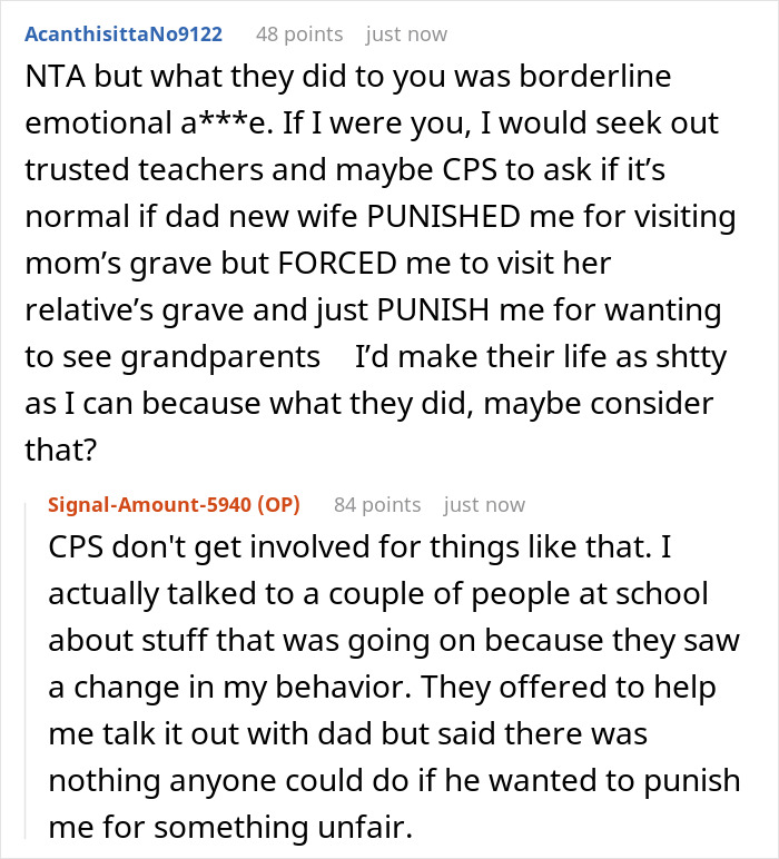 Teen Accused Of “Misusing” Family Therapy As He Rats Out Dad And Stepmom’s 9 Years Of Cruelty To Him