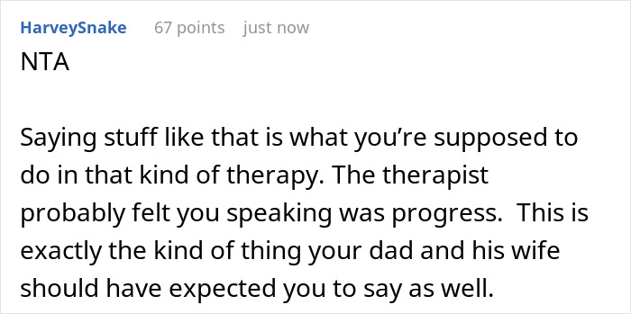 Teen Accused Of “Misusing” Family Therapy As He Rats Out Dad And Stepmom’s 9 Years Of Cruelty To Him