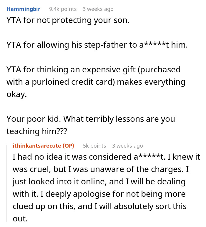 Mean Guy Punishes Teen Stepson By Cutting His Long Hair, Wife “Punishes” His Credit Card In Return