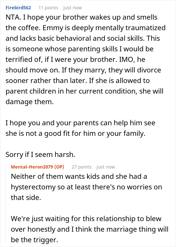 GF Uses BF&rsquo;s Fam As Her Free Therapist, They&rsquo;re Fed Up As She Turns Every Dinner Into A Trauma Recap