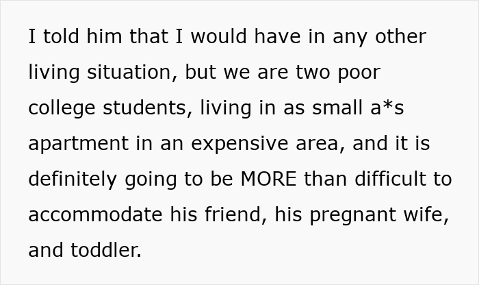 Guy Regrets Housing Friend And His Fam Against GF’s Wishes After Their Toddler Ends Up In The ER
