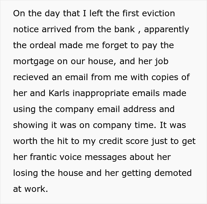 Guy Plots Perfect Revenge To Take Down Cheating Wife And Her Ex, Leaves Her Jobless And In Debt