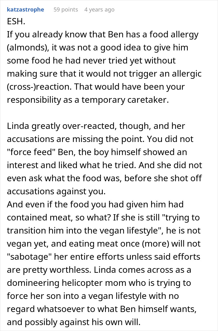 &ldquo;Trying To Transition Her Son Into Vegan&rdquo;: Woman Babysits For Neighbor, Gets Blasted Instead Of A Thank-You