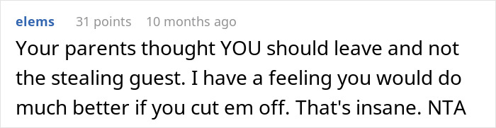 Cousin’s Repeated Lies And Theft Pushes Teen Out Of Her Parent’s House, She Cuts All Contact