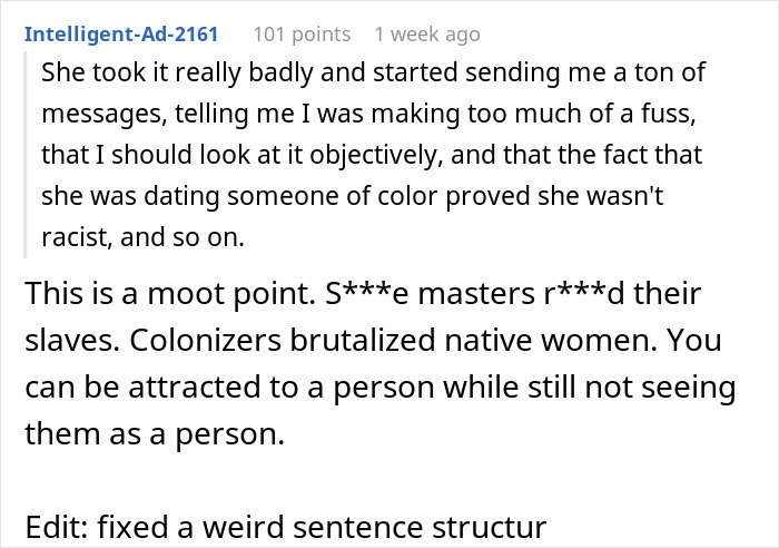 GF Says Racist Thing “In The Heat Of The Moment,” Expects Boyfriend To Forgive Her