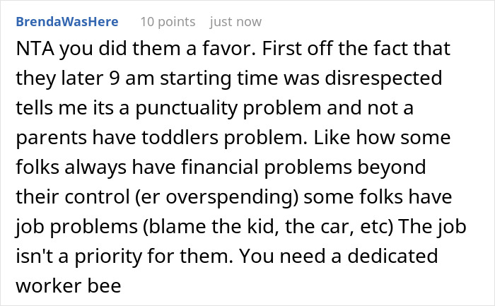 Manager Gets Accused Of &ldquo;Punishing A Parent For Struggling&rdquo; After Firing Them For Always Being Late