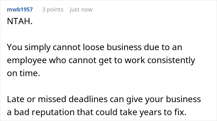Manager Gets Accused Of &ldquo;Punishing A Parent For Struggling&rdquo; After Firing Them For Always Being Late