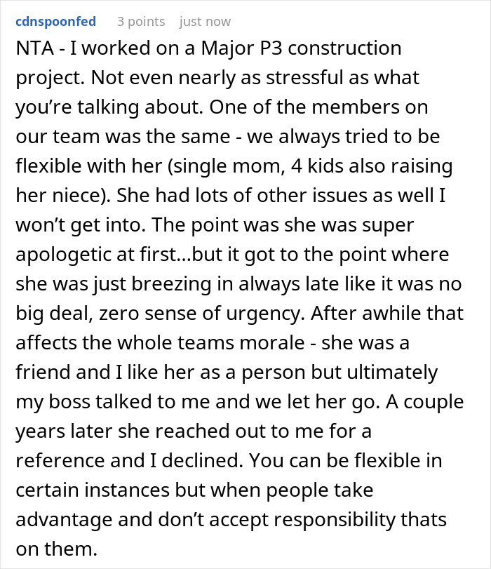 Manager Gets Accused Of &ldquo;Punishing A Parent For Struggling&rdquo; After Firing Them For Always Being Late