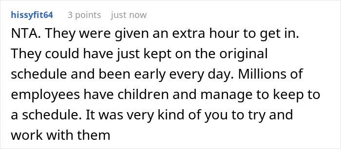 Manager Gets Accused Of &ldquo;Punishing A Parent For Struggling&rdquo; After Firing Them For Always Being Late
