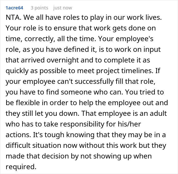 Manager Gets Accused Of &ldquo;Punishing A Parent For Struggling&rdquo; After Firing Them For Always Being Late