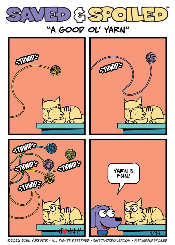 30 New Comics About My Dog And Cat, Who Couldn&rsquo;t Be More Different If They Tried