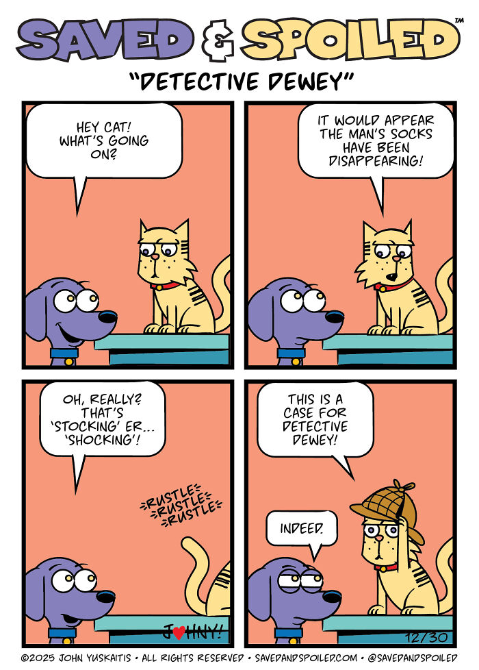 30 New Comics About My Dog And Cat, Who Couldn&rsquo;t Be More Different If They Tried