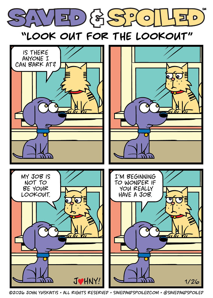 30 New Comics About My Dog And Cat, Who Couldn&rsquo;t Be More Different If They Tried