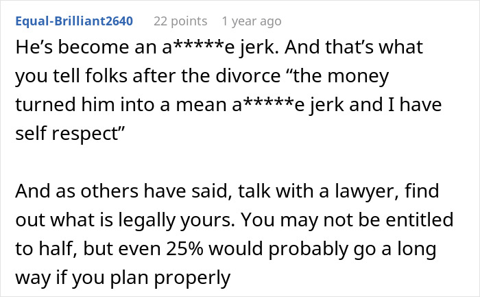 Guy Starts Acting Like An Entitled Rich Jerk After Winning Some Money, Tells Wife She Needs Plastic Surgery