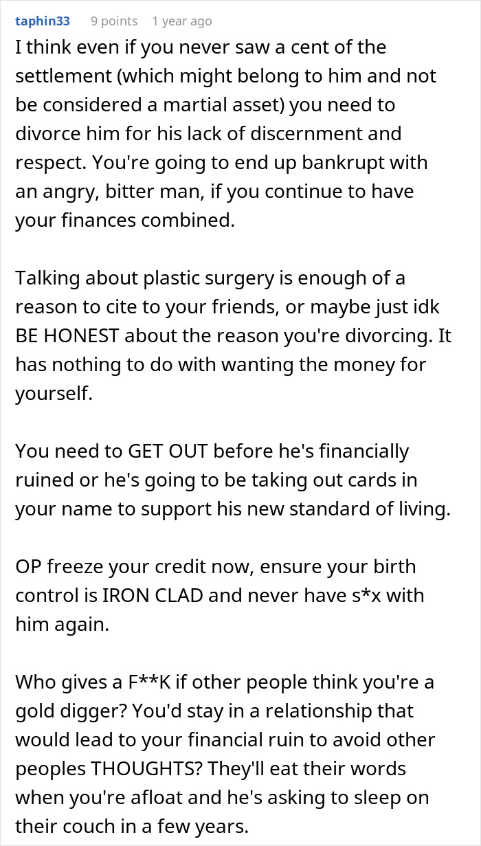 Guy Starts Acting Like An Entitled Rich Jerk After Winning Some Money, Tells Wife She Needs Plastic Surgery