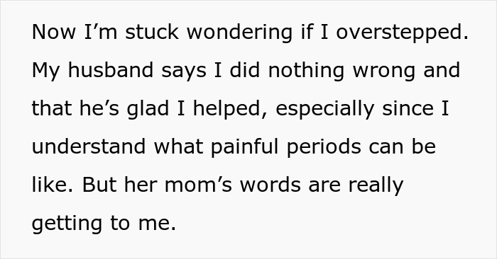 Cruel Mom Says 10YO Should &ldquo;Tough It Out&rdquo; When She Gets Her Period, Horrified Stepmom Intervenes