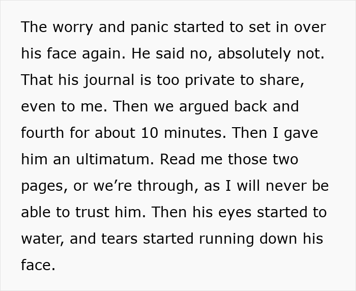 Woman Heartbroken After Reading Fianc&eacute;&rsquo;s Journal, Realizes The Affair She Suspected Is Depression