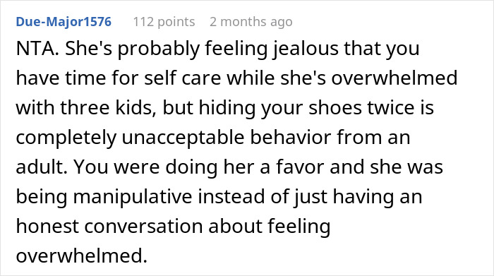 Relative Moves In With SIL To Help Her With Kids, Then Gets Offensive Mockery From Her In Return