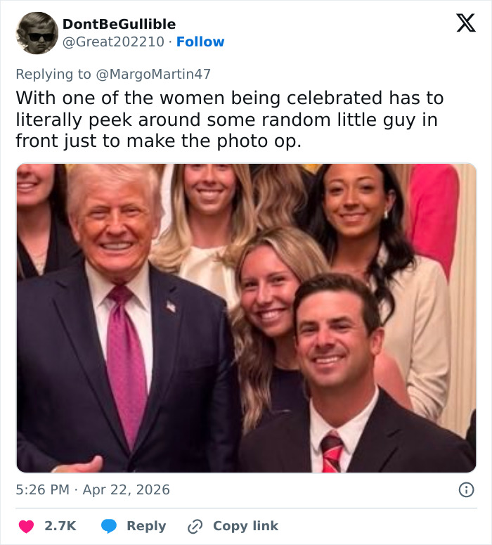 “Had To Triple Check”: Detail In White House Photo With Georgia Women’s Tennis Sparks Criticism