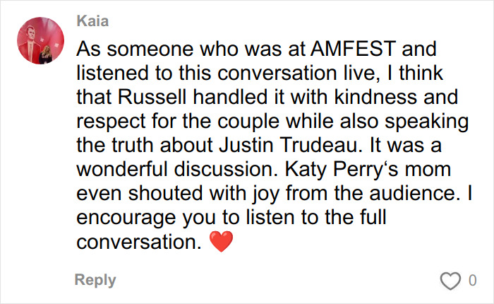 Russell Brand Weighs In On Ex‑Wife Katy Perry Following Ruby Rose Bombshell Claim