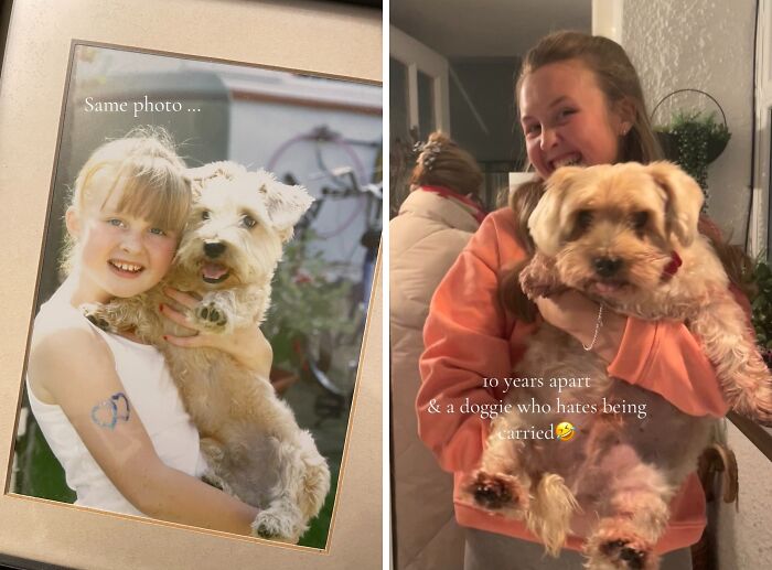 60 Precious Photos Of Pets Who Have Grown Up Alongside Their Owners (New Pics)