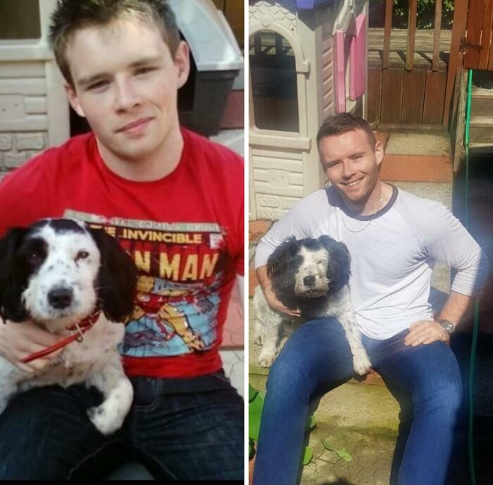 60 Precious Photos Of Pets Who Have Grown Up Alongside Their Owners (New Pics)