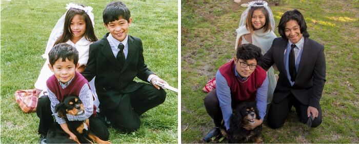 60 Precious Photos Of Pets Who Have Grown Up Alongside Their Owners (New Pics)