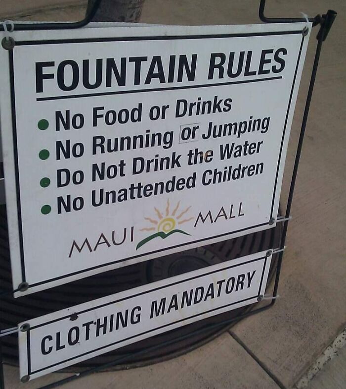 &ldquo;Underwear Must Be Worn&rdquo;: 65 Oddly Specific Rules That Have You Wondering Which Idiot Inspired Them