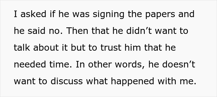 Guy Refuses To Sign Divorce Papers Now That His Childfree Ex Has A Baby Bump