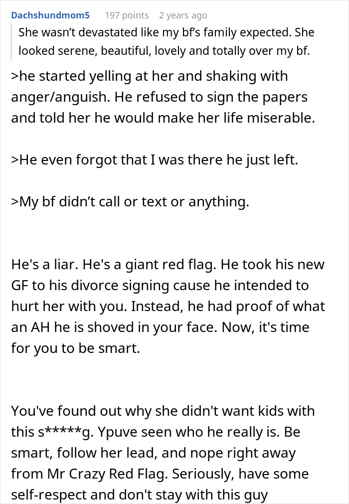 Guy Refuses To Sign Divorce Papers Now That His Childfree Ex Has A Baby Bump
