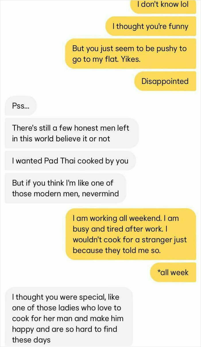 60 Unhinged Chats Women Had On Dating Apps That Might Convince You To Stay Single