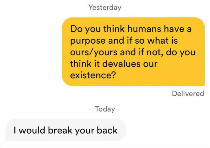 60 Unhinged Chats Women Had On Dating Apps That Might Convince You To Stay Single