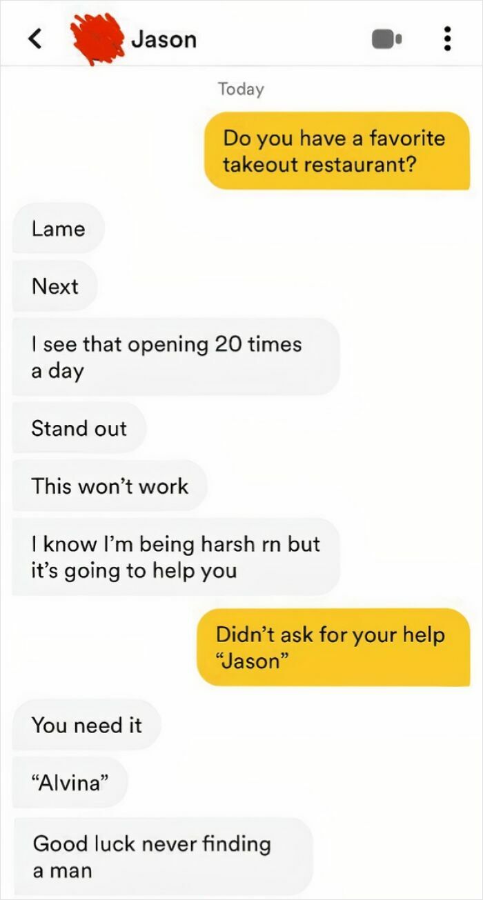 60 Unhinged Chats Women Had On Dating Apps That Might Convince You To Stay Single