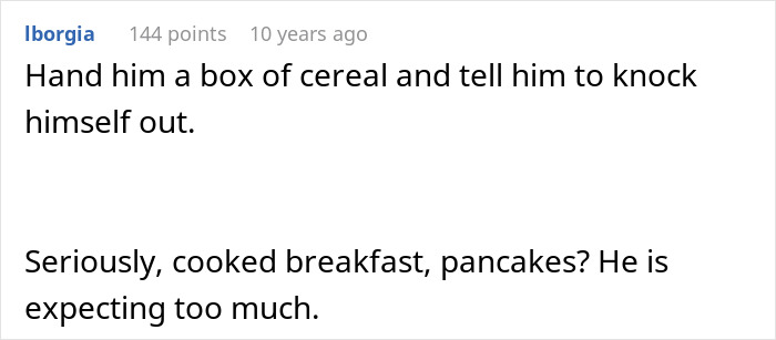 Husband Blows Up At Wife When She Confronts Him About Having To Cook Breakfast For His Colleagues